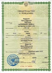 Свидетельство о рождении вашего нового сайта